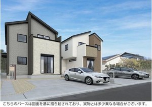 福岡市東区大岳、新築一戸建ての画像です