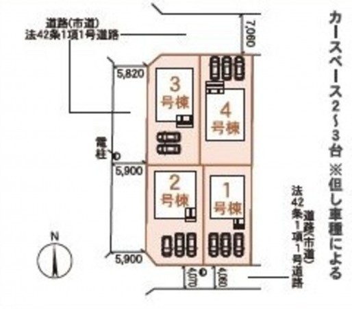 福岡市東区大岳、新築一戸建ての画像です