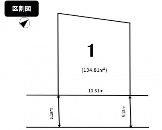 福岡市東区土井、土地の間取り画像です