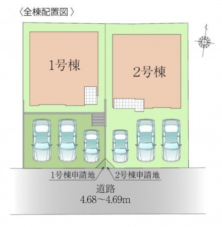 福岡市東区八田、新築一戸建ての画像です