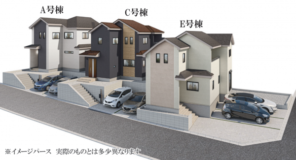 福岡市東区香住ヶ丘、新築一戸建ての画像です