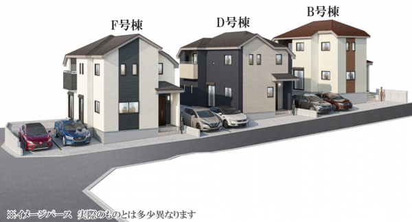 福岡市東区香住ヶ丘、新築一戸建ての画像です