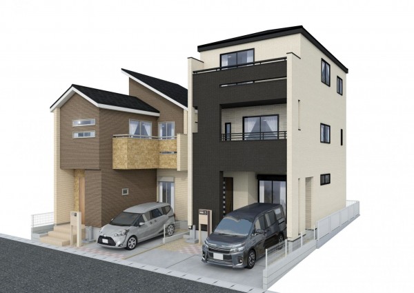 福岡市東区奈多、新築一戸建ての画像です