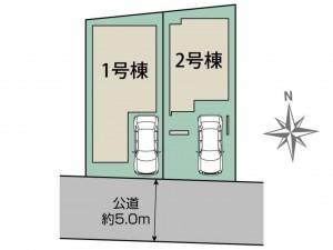 福岡市東区奈多、新築一戸建ての画像です