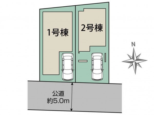 福岡市東区奈多、新築一戸建ての画像です