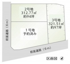 糸島市志摩松隈、土地の間取り画像です