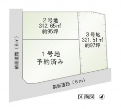 糸島市志摩松隈、土地の間取り画像です