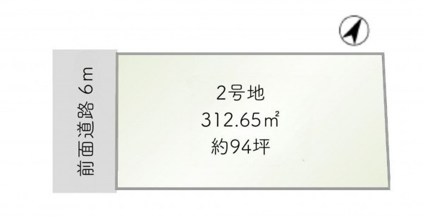 糸島市志摩松隈、土地の外観画像です