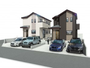 福岡市東区青葉、新築一戸建ての画像です