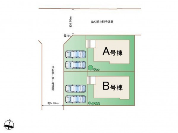 福岡市東区青葉、新築一戸建ての画像です