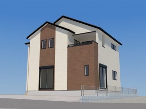 福岡市東区雁の巣、新築一戸建ての画像です