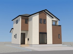 福岡市東区雁の巣、新築一戸建ての画像です