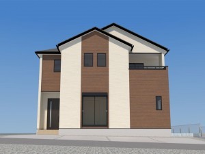 福岡市東区雁の巣、新築一戸建ての画像です