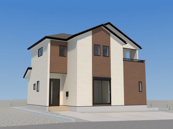 福岡市東区雁の巣、新築一戸建ての画像です