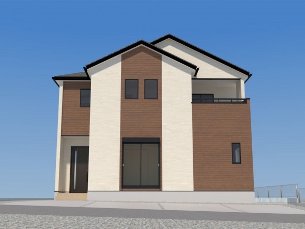 福岡市東区雁の巣、新築一戸建ての画像です