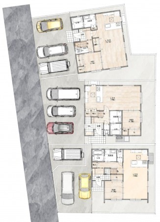 古賀市花見東、新築一戸建ての画像です