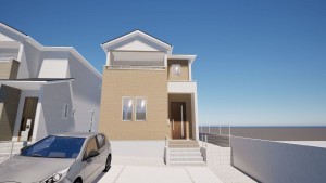 福岡市東区美和台、新築一戸建ての画像です