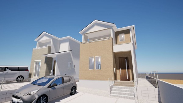 福岡市東区美和台、新築一戸建ての画像です