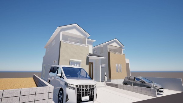 福岡市東区美和台、新築一戸建ての画像です