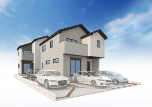 福岡市東区千早、新築一戸建ての画像です