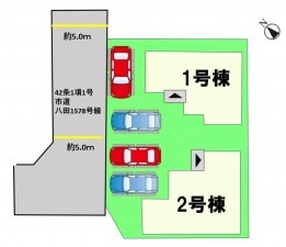 福岡市東区八田、新築一戸建ての画像です