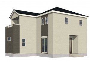 糟屋郡新宮町三代西、新築一戸建ての画像です