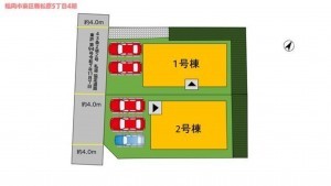 福岡市東区舞松原、新築一戸建ての画像です