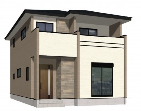 福岡市東区舞松原、新築一戸建ての画像です