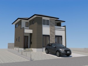 福岡市東区奈多、新築一戸建ての画像です