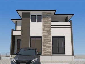 福岡市東区奈多、新築一戸建ての画像です