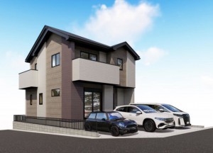 福岡市東区舞松原、新築一戸建ての画像です