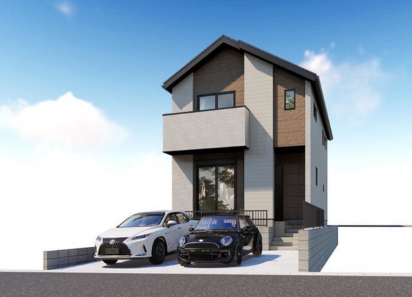 福岡市東区舞松原、新築一戸建ての画像です