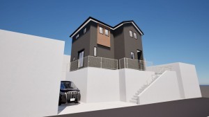 福岡市東区香住ヶ丘、新築一戸建ての画像です