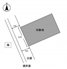 福岡市東区香住ヶ丘、土地の間取り画像です