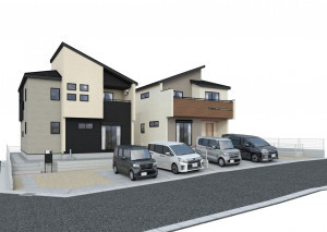 福岡市東区美和台、新築一戸建ての画像です