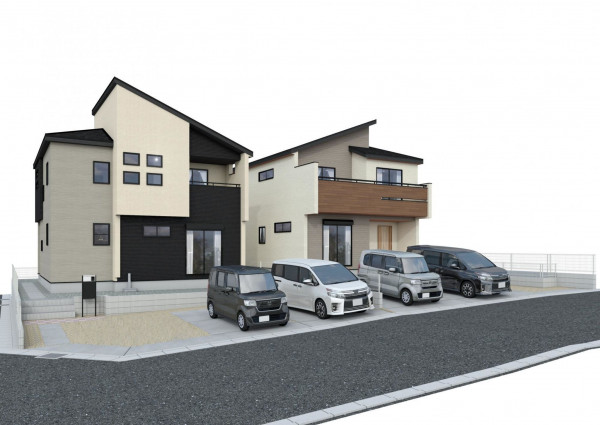 福岡市東区美和台、新築一戸建ての画像です