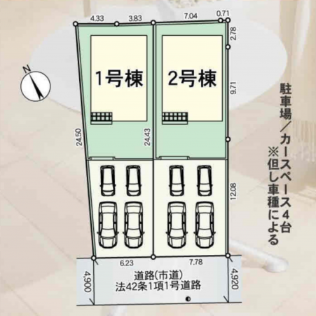 古賀市天神、新築一戸建ての画像です