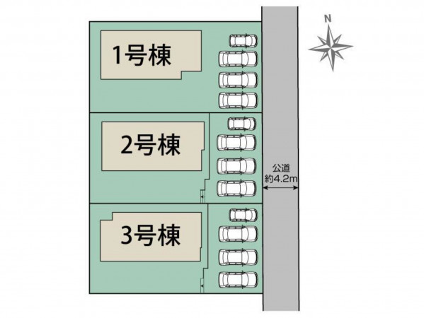 福岡市東区美和台、新築一戸建ての画像です