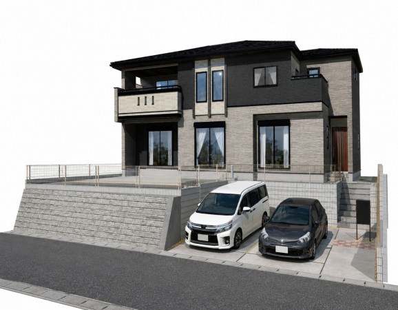 福岡市東区香椎台、新築一戸建ての画像です