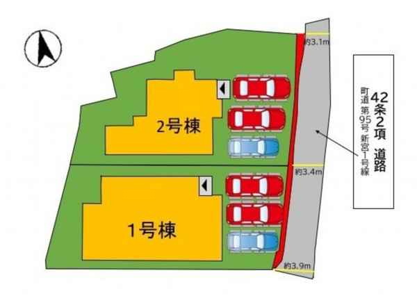 糟屋郡新宮町大字新宮、新築一戸建ての画像です