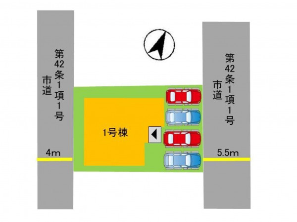 福岡市東区香椎、新築一戸建ての画像です