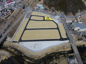 いわき市平中山、土地の間取り画像です