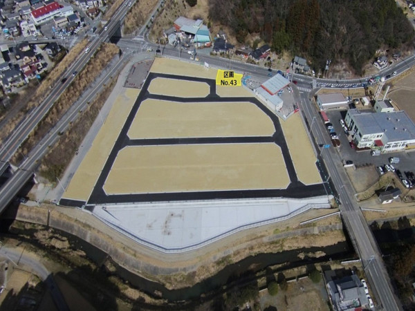 いわき市平中山、土地の間取り画像です