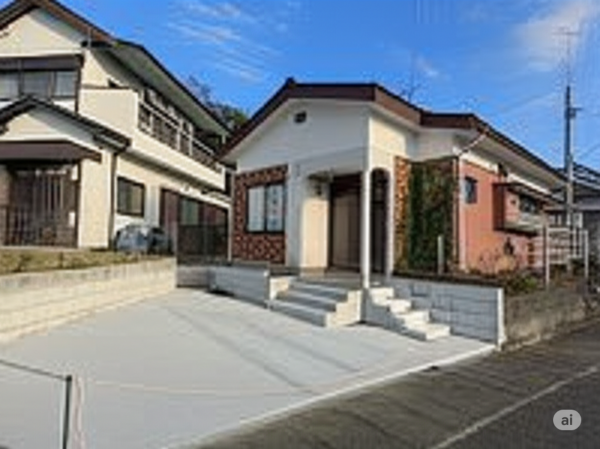 いわき市内郷綴町、土地の間取り画像です