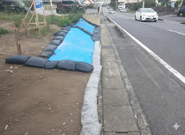 いわき市内郷高坂町、土地の画像です