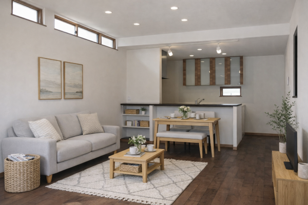 いわき市小名浜、中古一戸建ての居間画像です