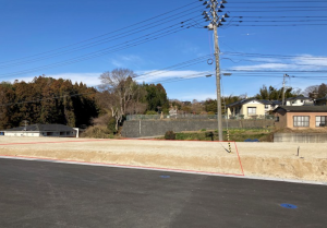 いわき市好間町小谷作、土地の画像です