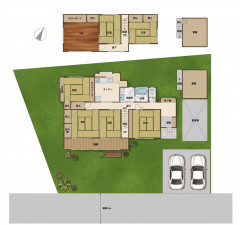 いわき市好間町川中子、中古一戸建ての間取り画像です