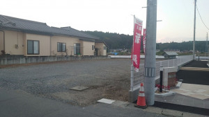 いわき市好間町下好間、土地の画像です