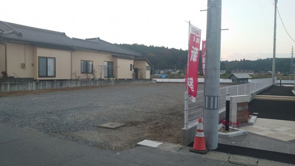 いわき市好間町下好間、土地の画像です